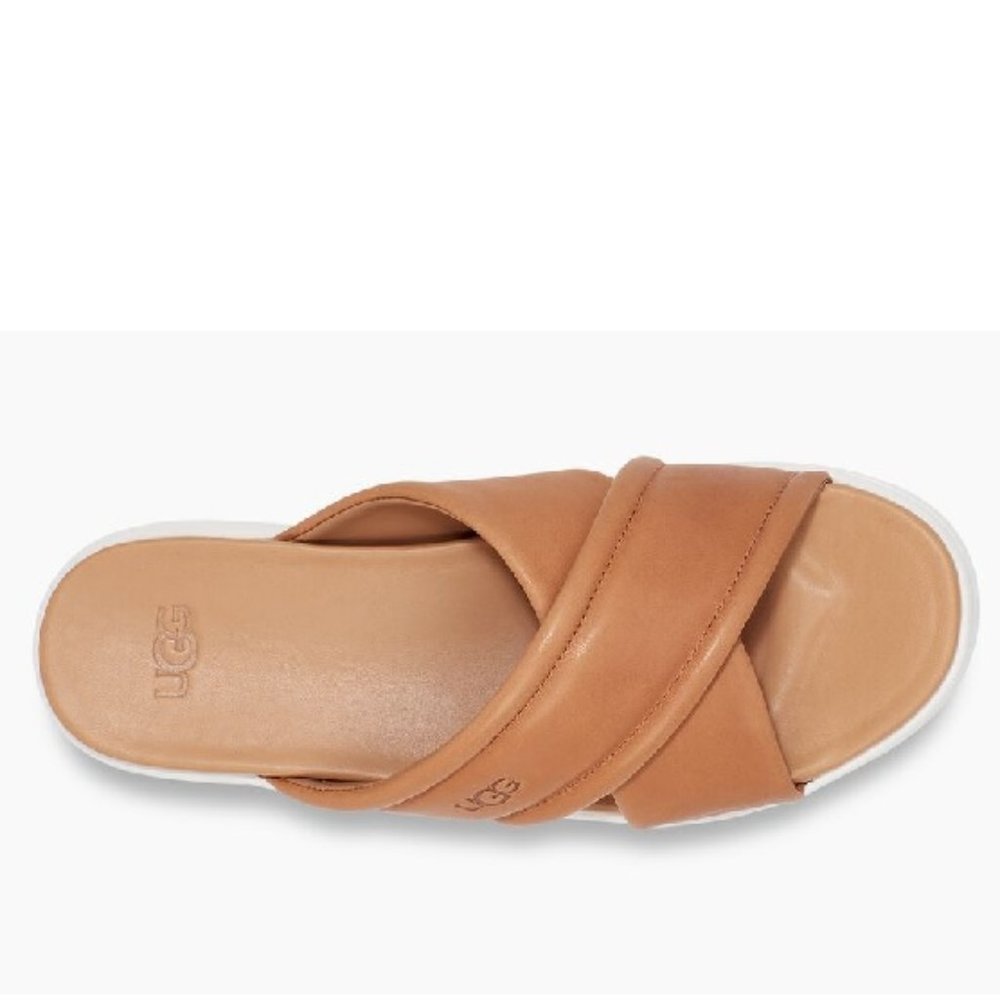 🎁 UGG Women's Zayne Crossband Leather Sandal - Picture 2 of 5